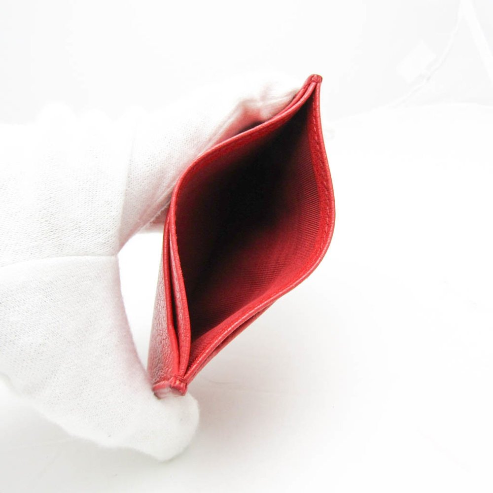 Prada 1MC208 Leather Card Case Red Color - Picture 3 of 10